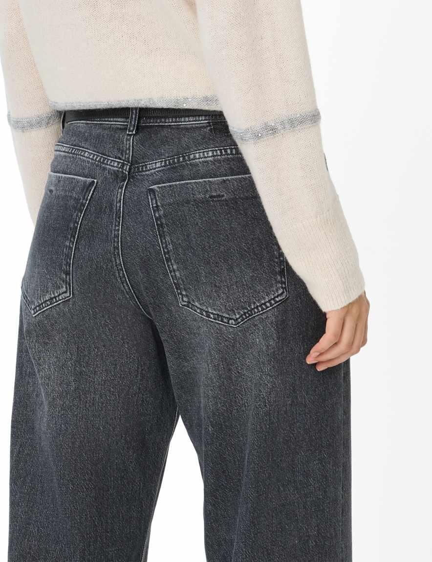 Raphaela By Brax Women's Fashion Jeans Style MORGAN Denim Dark Gray Wide Leg