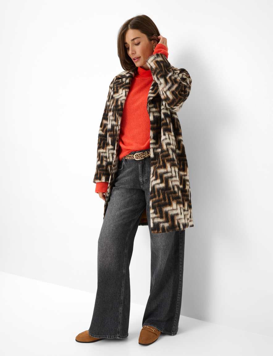 Raphaela By Brax Women's Fashion Jeans Style MORGAN Denim Dark Gray Wide Leg