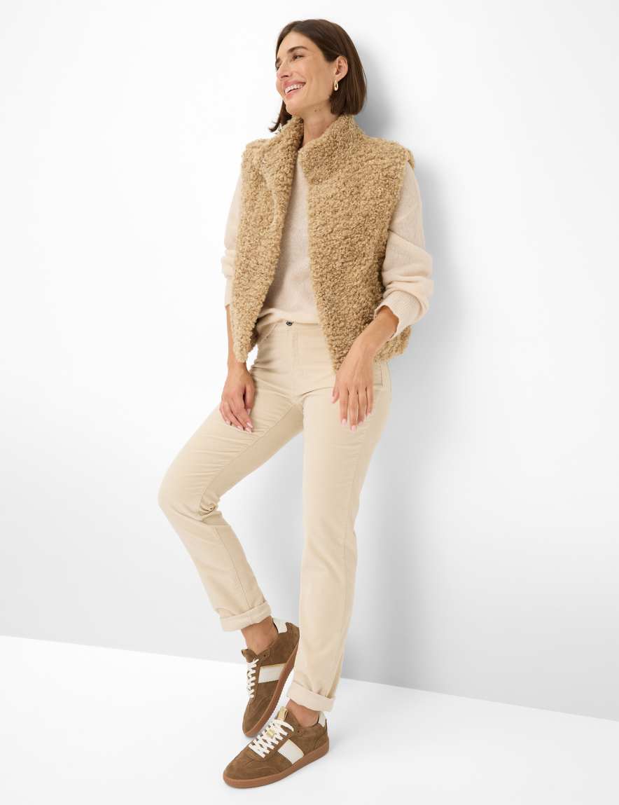 Raphaela By Brax Women's Fashion Pants Style CAROLA Cream White Feminine Fit