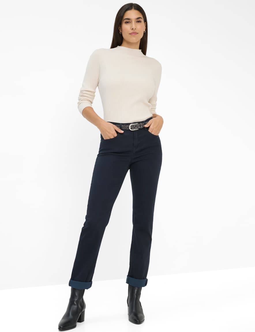 Raphaela By Brax Women's Fashion Pants Style CAROLA Dark Blue Feminine Fit