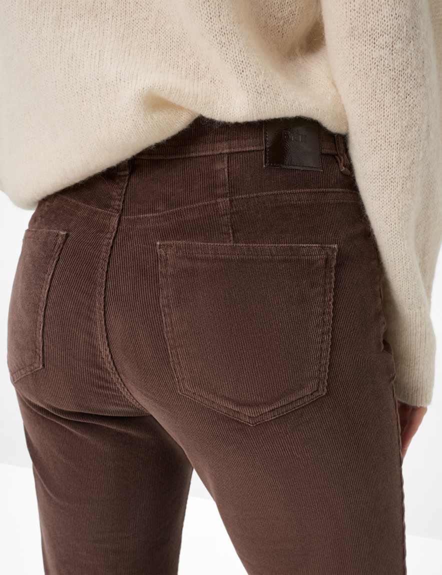 Raphaela By Brax Women's Fashion Pants Style CAROLA Dark Brown Feminine Fit