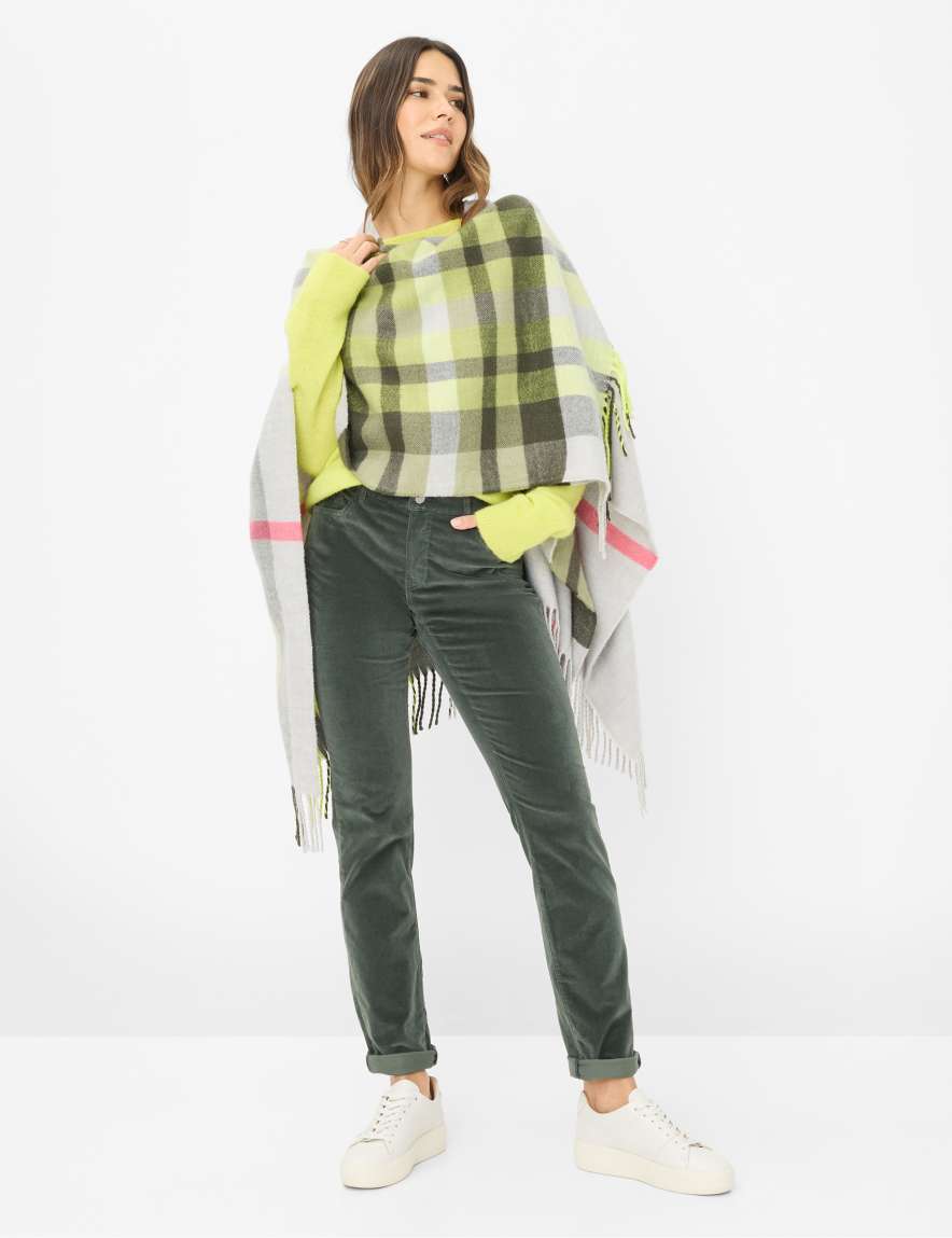 Raphaela By Brax Women's Fashion Pants Style CAROLA Dark Green Feminine Fit