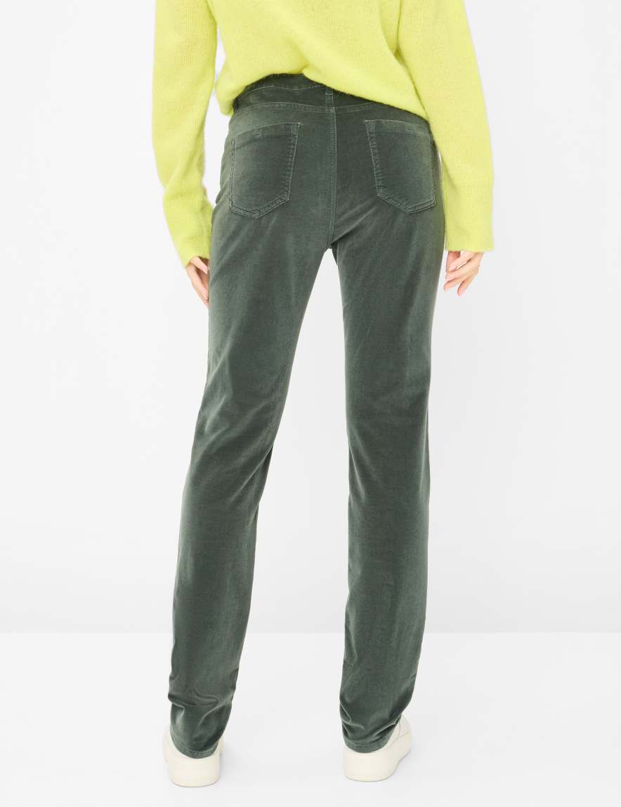 raphaela by brax Women's fashion Pants Style CAROLA Dark Green Feminine Fit