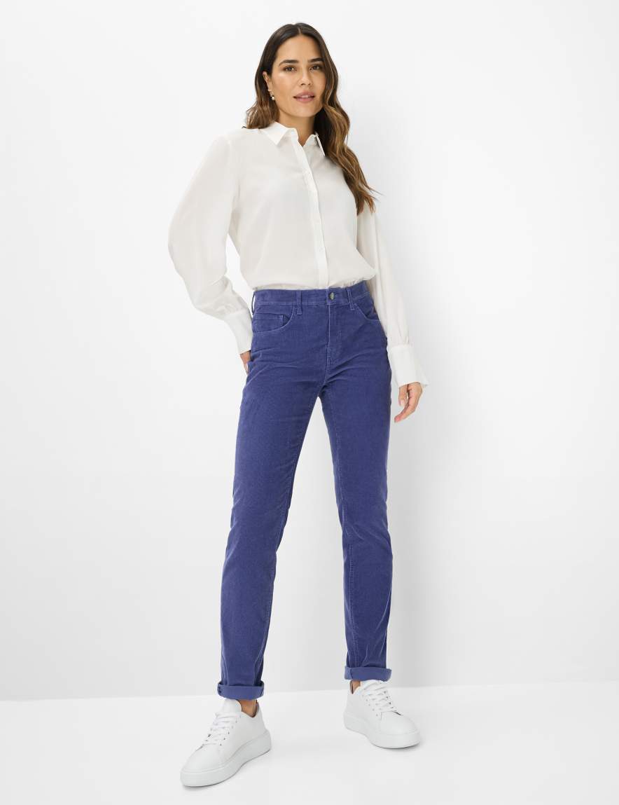 Raphaela By Brax Women's Fashion Pants Style CAROLA Dark Purple Feminine Fit