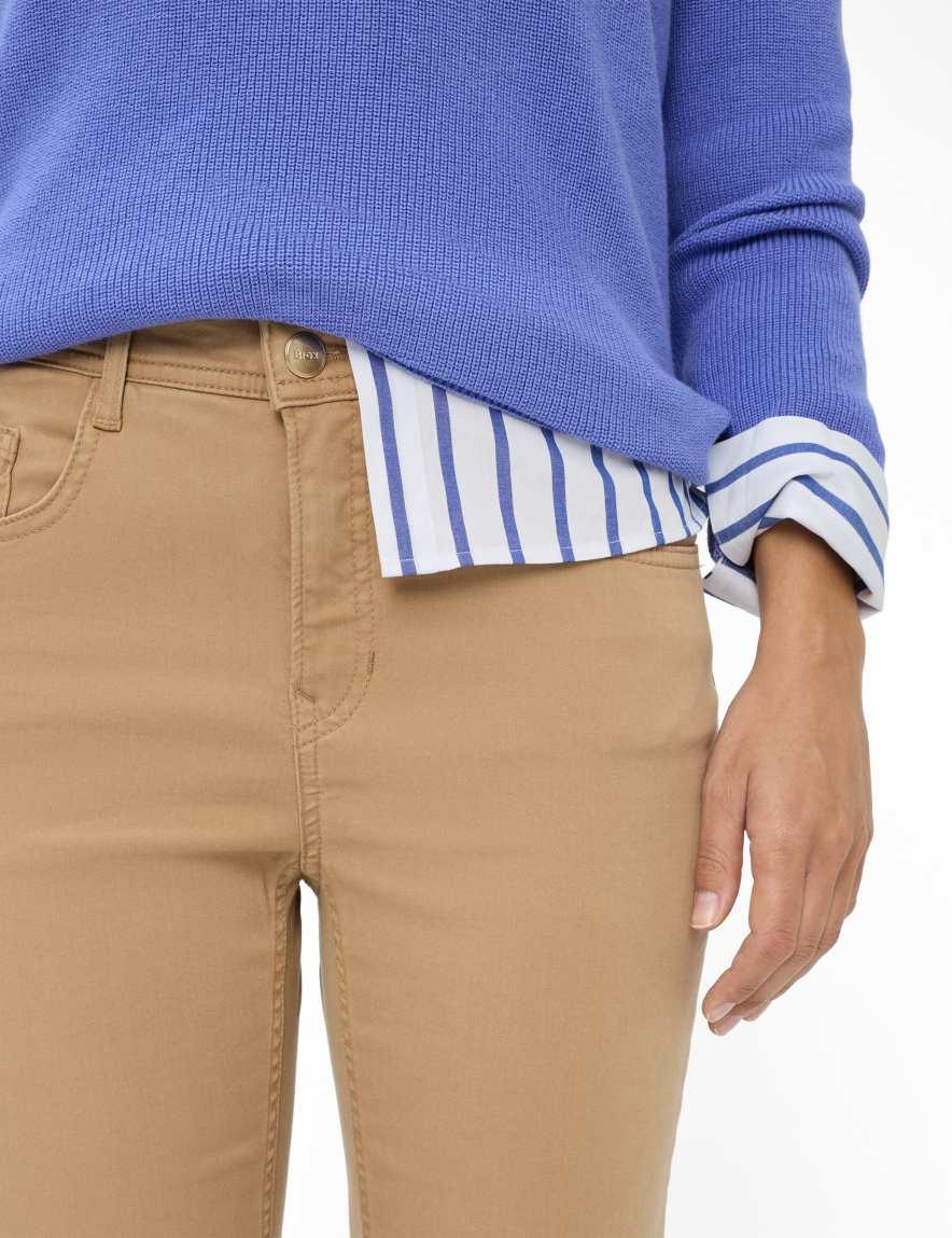 Raphaela By Brax Women's Fashion Pants Style CAROLA Light Brown Feminine Fit