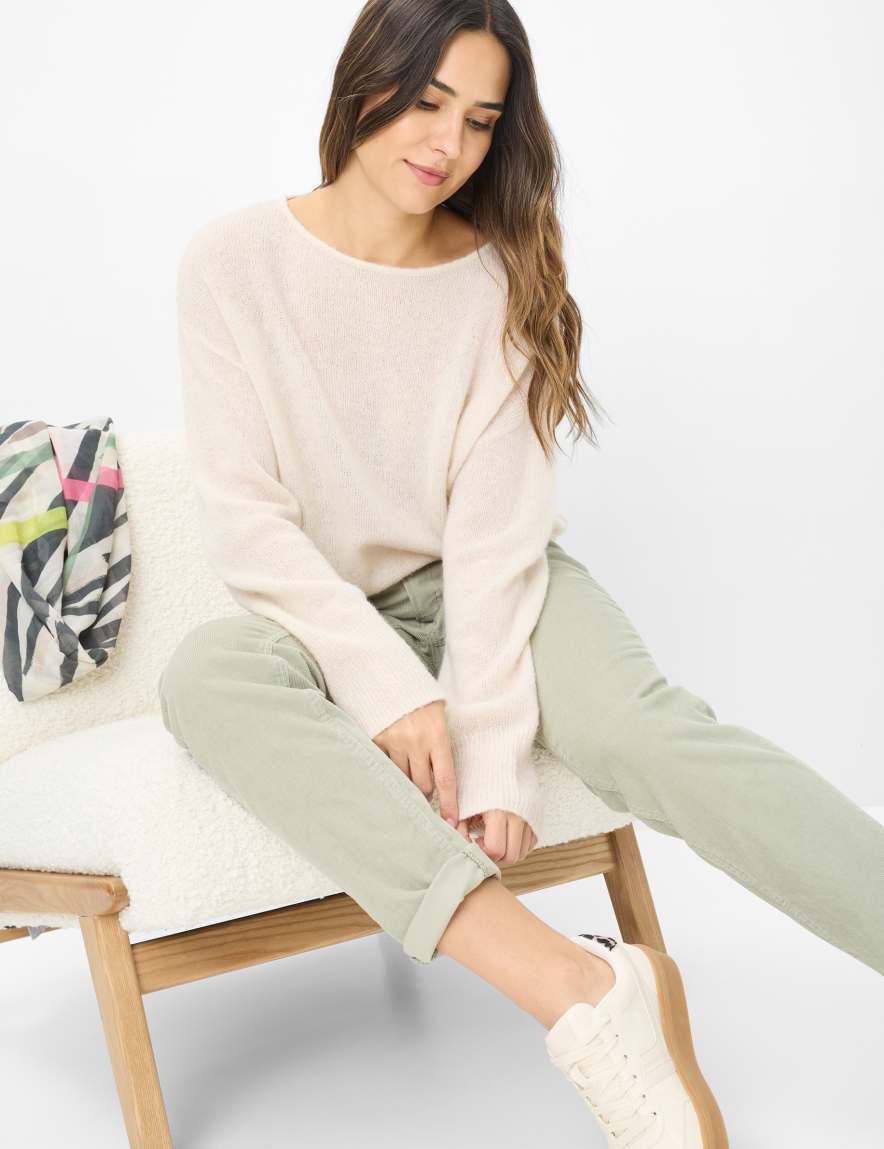 Raphaela By Brax Women's Fashion Pants Style CAROLA Light Green Feminine Fit