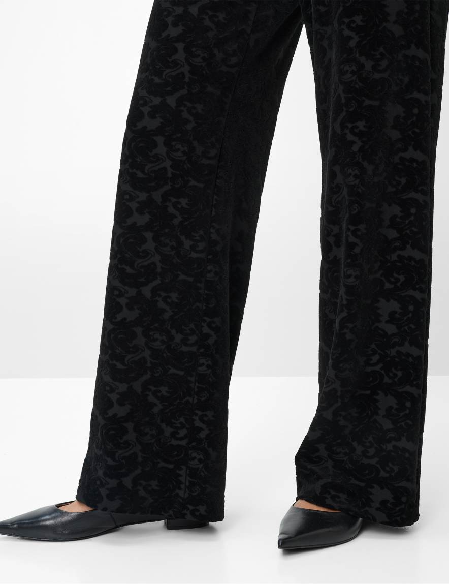 Raphaela By Brax Women's Fashion Pants Style MAINE Black Wide Leg ➜ At Brax