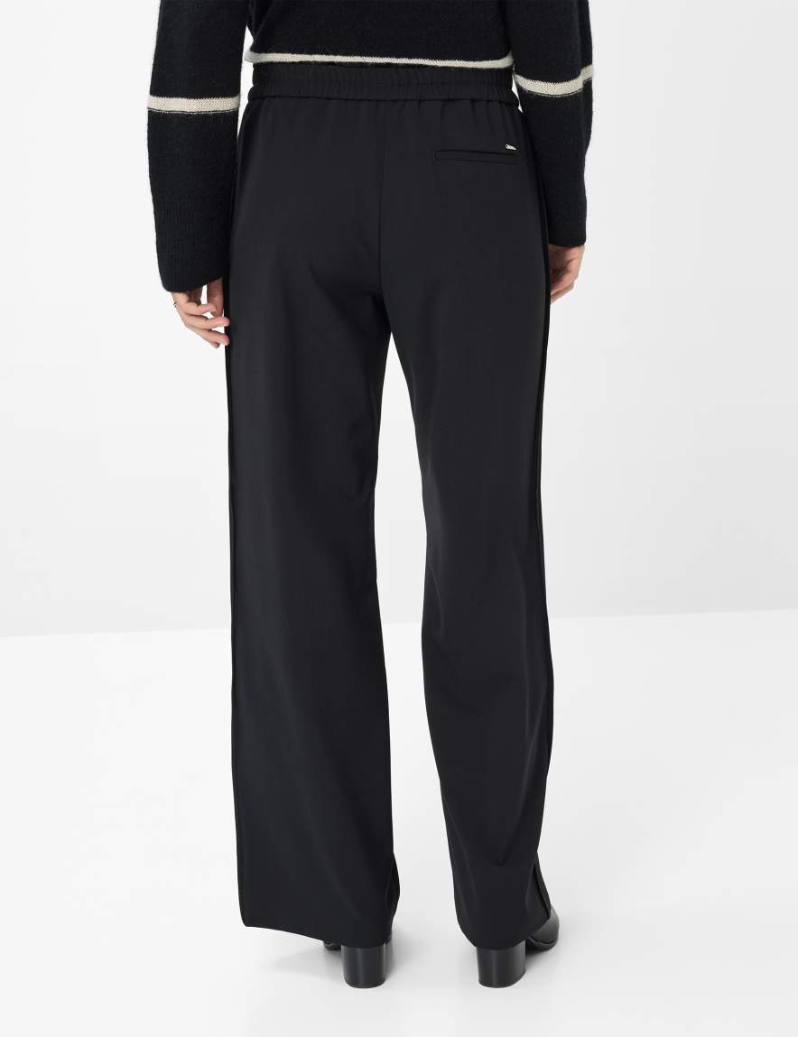 raphaela by brax Women's fashion Pants Style MAINE Black Wide Leg ➜ at Brax