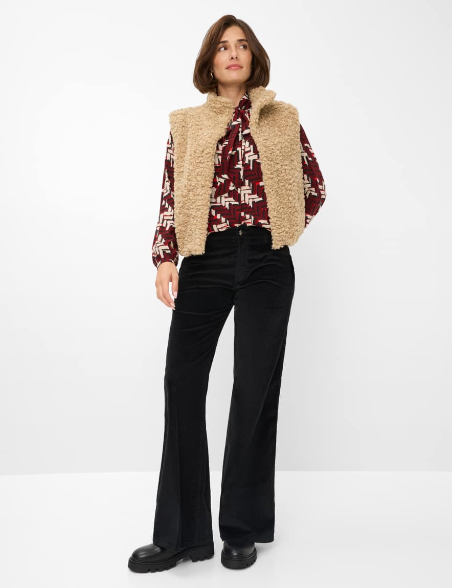 Raphaela By Brax Women's Fashion Pants Style MAINE Black Wide Leg ➜ At Brax