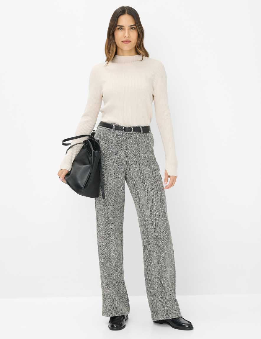 Raphaela By Brax Women's Fashion Pants Style MAINE Black Wide Leg ➜ At Brax