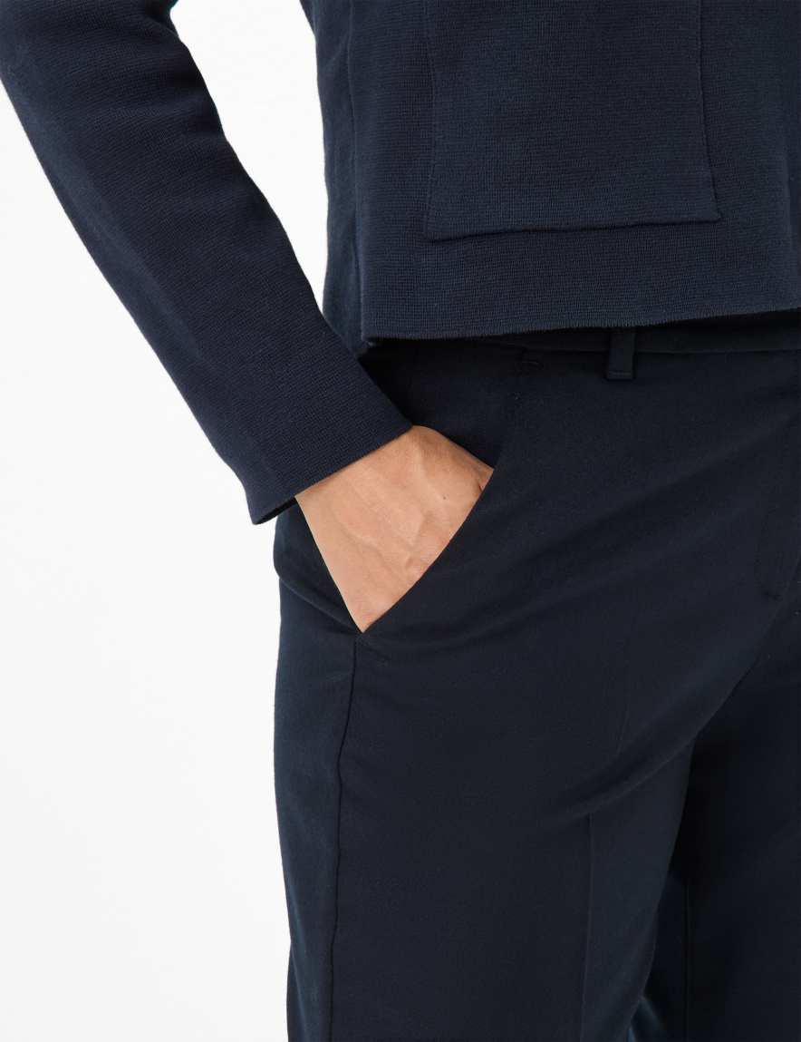 Raphaela By Brax Women's Fashion Pants Style MAINE Dark Blue Wide Leg