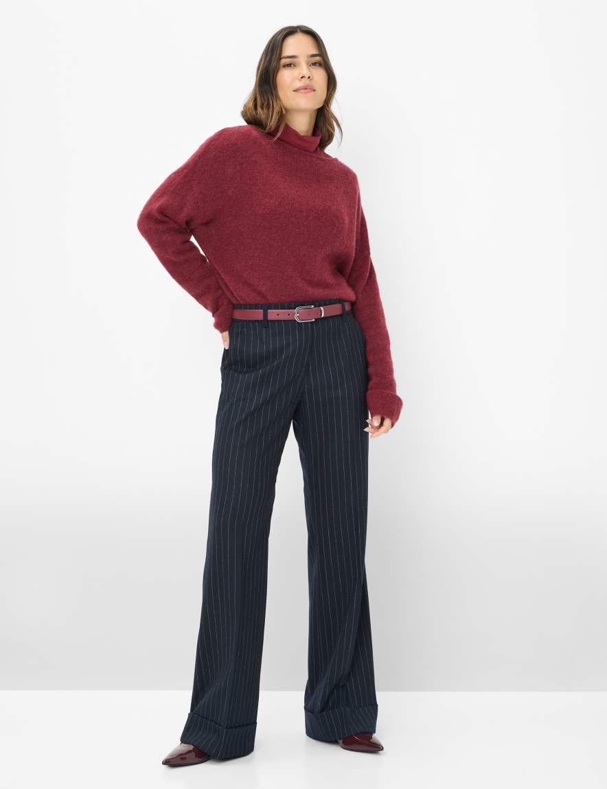 Raphaela By Brax Women's Fashion Pants Style MAINE Dark Blue Wide Leg