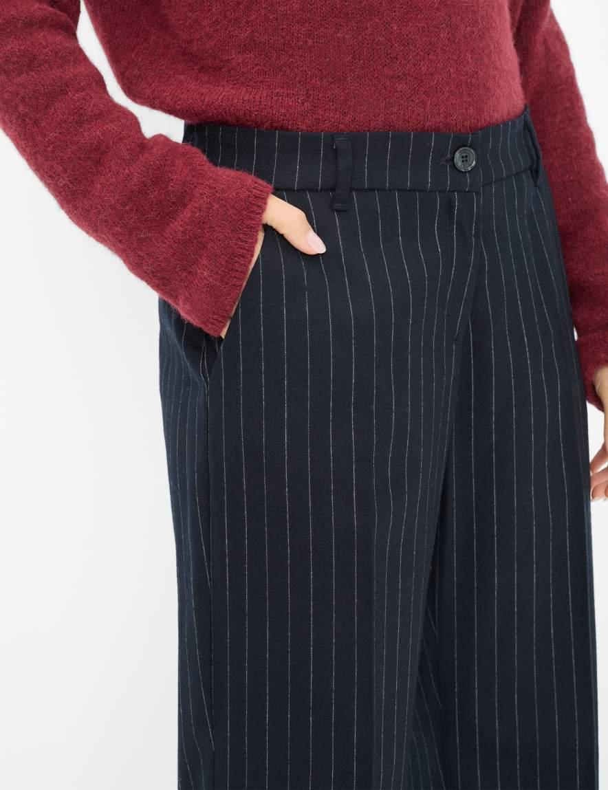 Raphaela By Brax Women's Fashion Pants Style MAINE Dark Blue Wide Leg