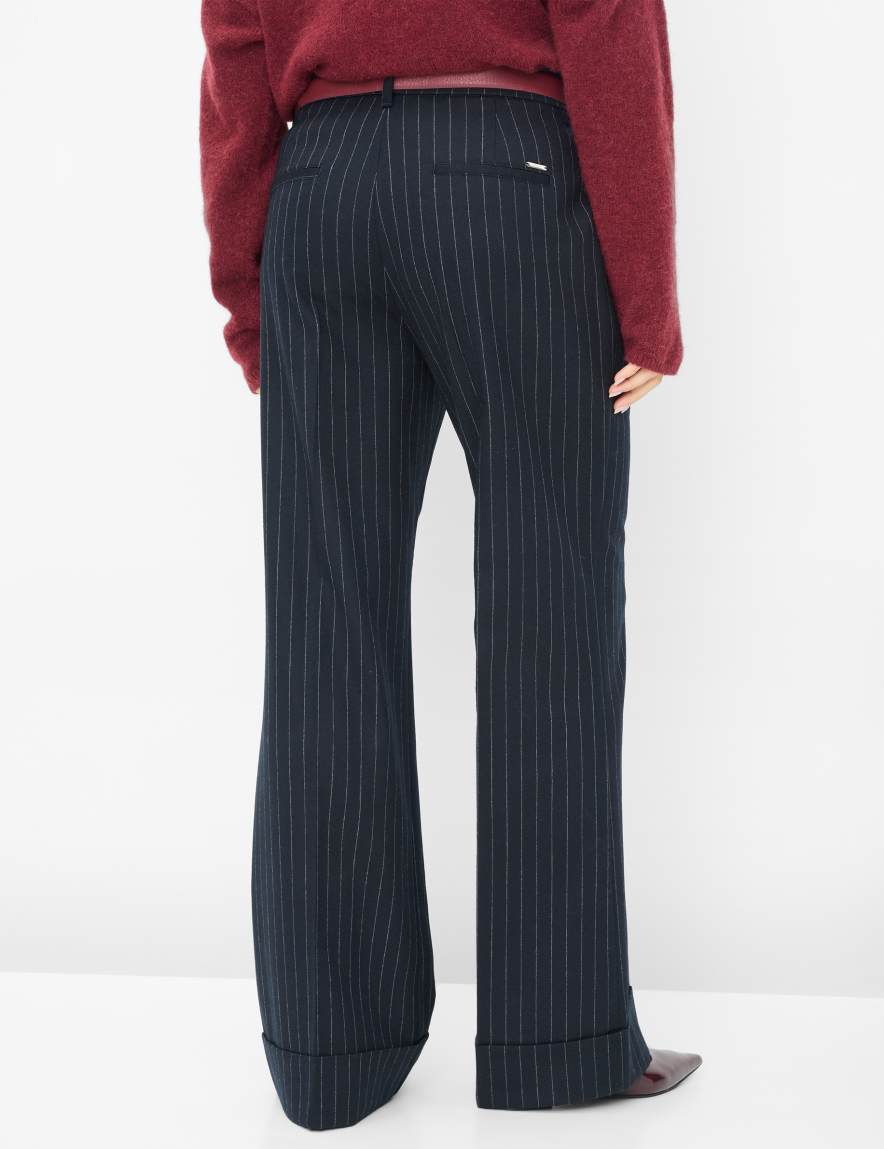 raphaela by brax Women's fashion Pants Style MAINE Dark Blue Wide Leg