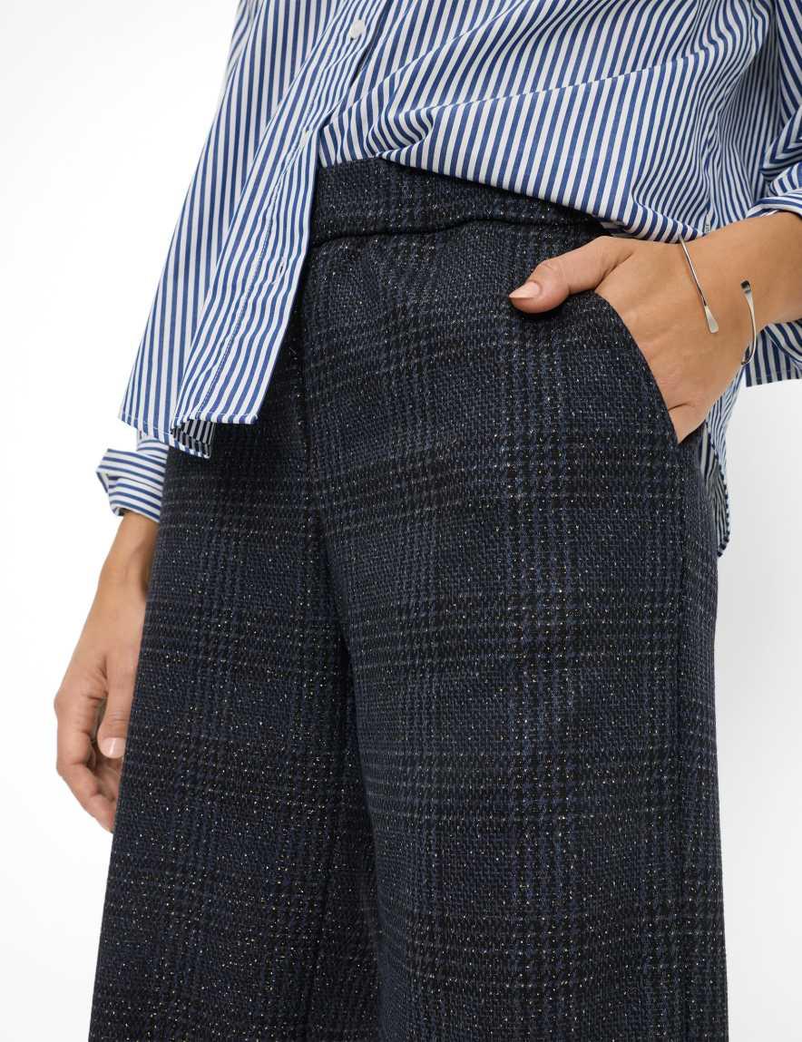 Raphaela By Brax Women's Fashion Pants Style MAINE Dark Blue Wide Leg