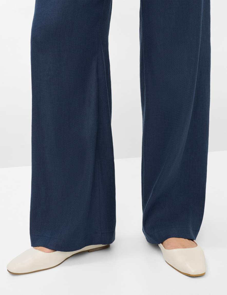 Raphaela By Brax Women's Fashion Pants Style MAINE Dark Blue Wide Leg