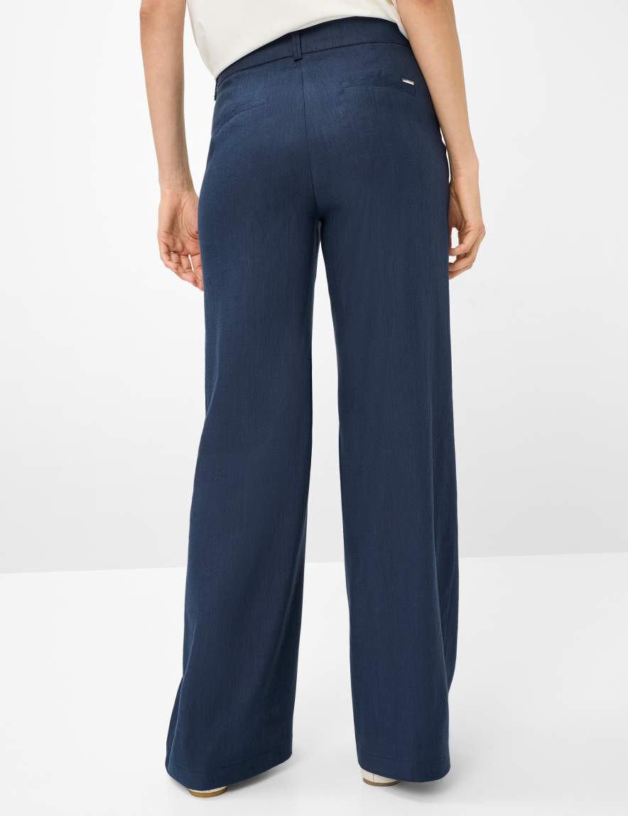 raphaela by brax Women's fashion Pants Style MAINE Dark Blue Wide Leg