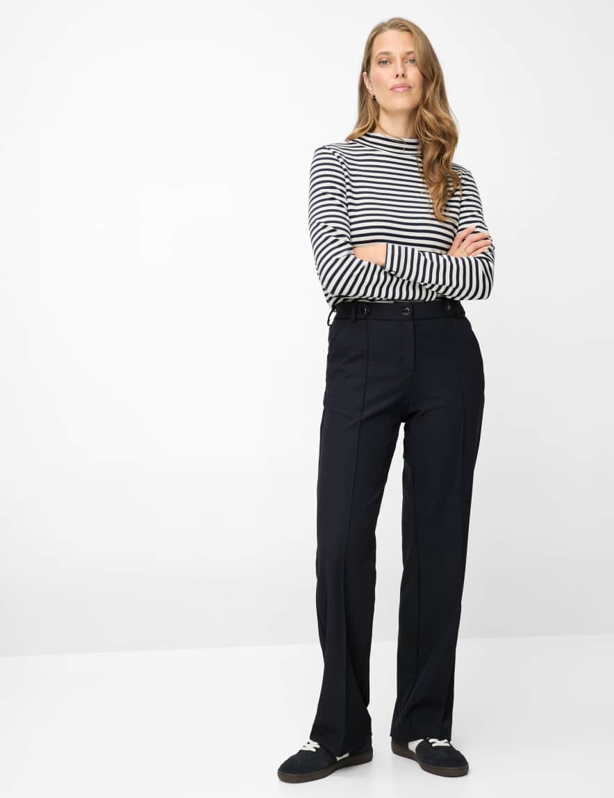 Raphaela By Brax Women's Fashion Pants Style MAINE Dark Blue Wide Leg