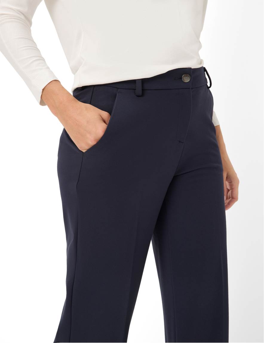 Raphaela By Brax Women's Fashion Pants Style MAINE Dark Blue Wide Leg