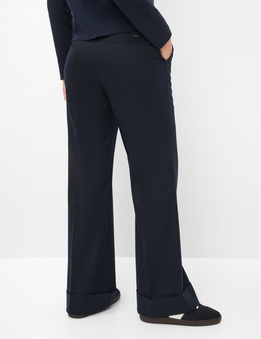 raphaela by brax Women's fashion Pants Style MAINE Dark Blue Wide Leg