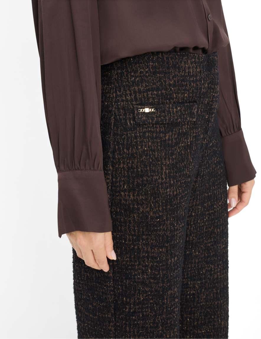 Raphaela By Brax Women's Fashion Pants Style MAINE Dark Brown Wide Leg