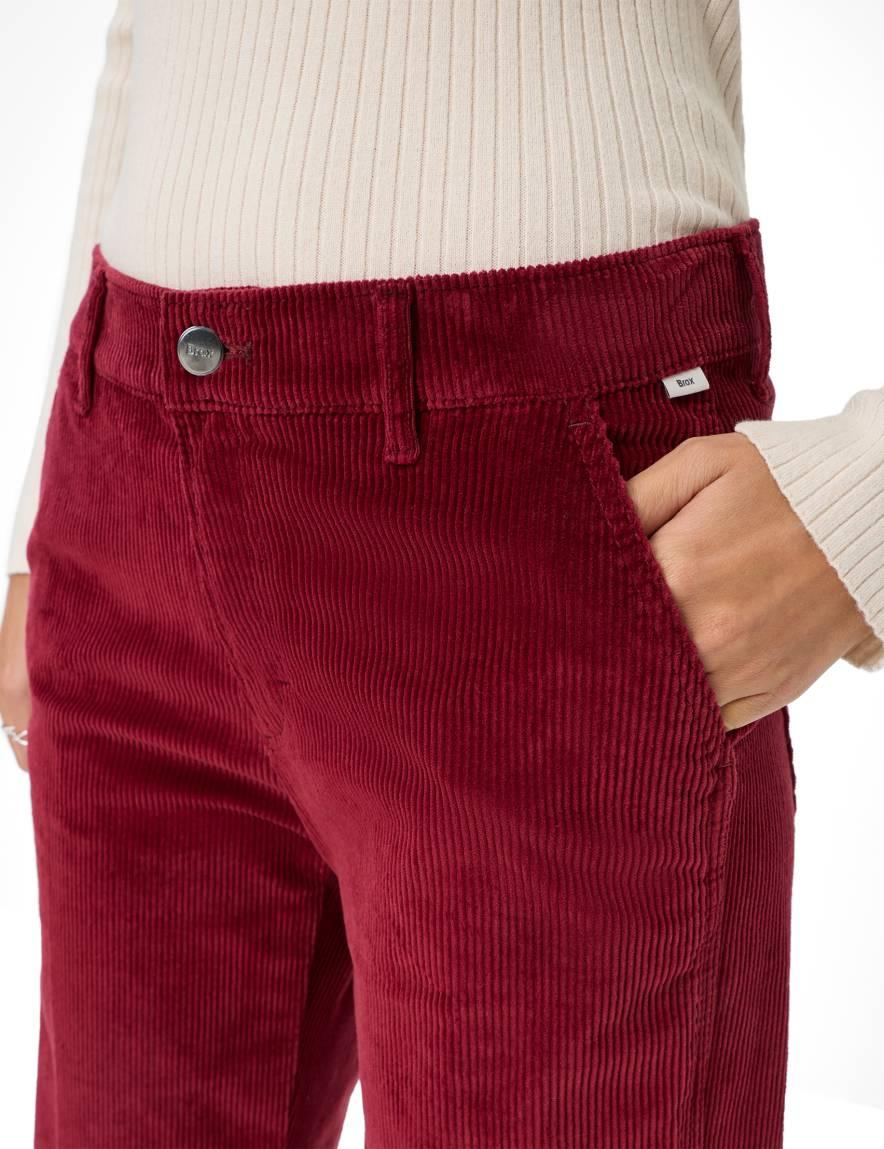 Raphaela By Brax Women's Fashion Pants Style MAINE Dark Red Wide Leg