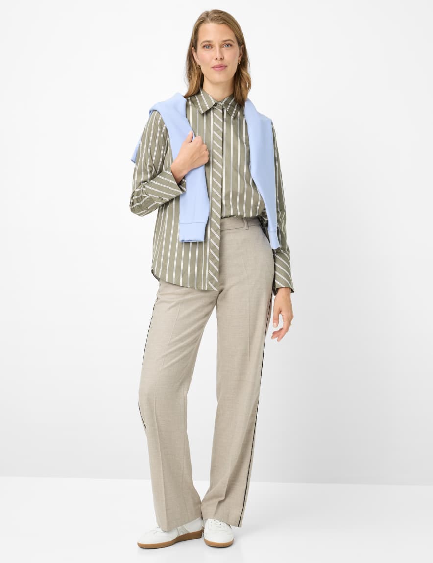 Raphaela By Brax Women's Fashion Pants Style MAINE Light Beige Wide Leg