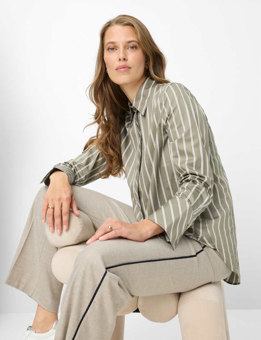 Raphaela By Brax Women's Fashion Pants Style MAINE Light Beige Wide Leg