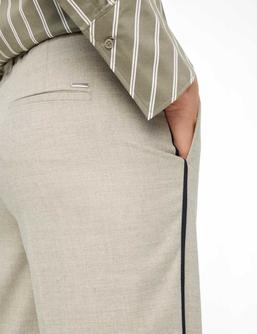 Raphaela By Brax Women's Fashion Pants Style MAINE Light Beige Wide Leg