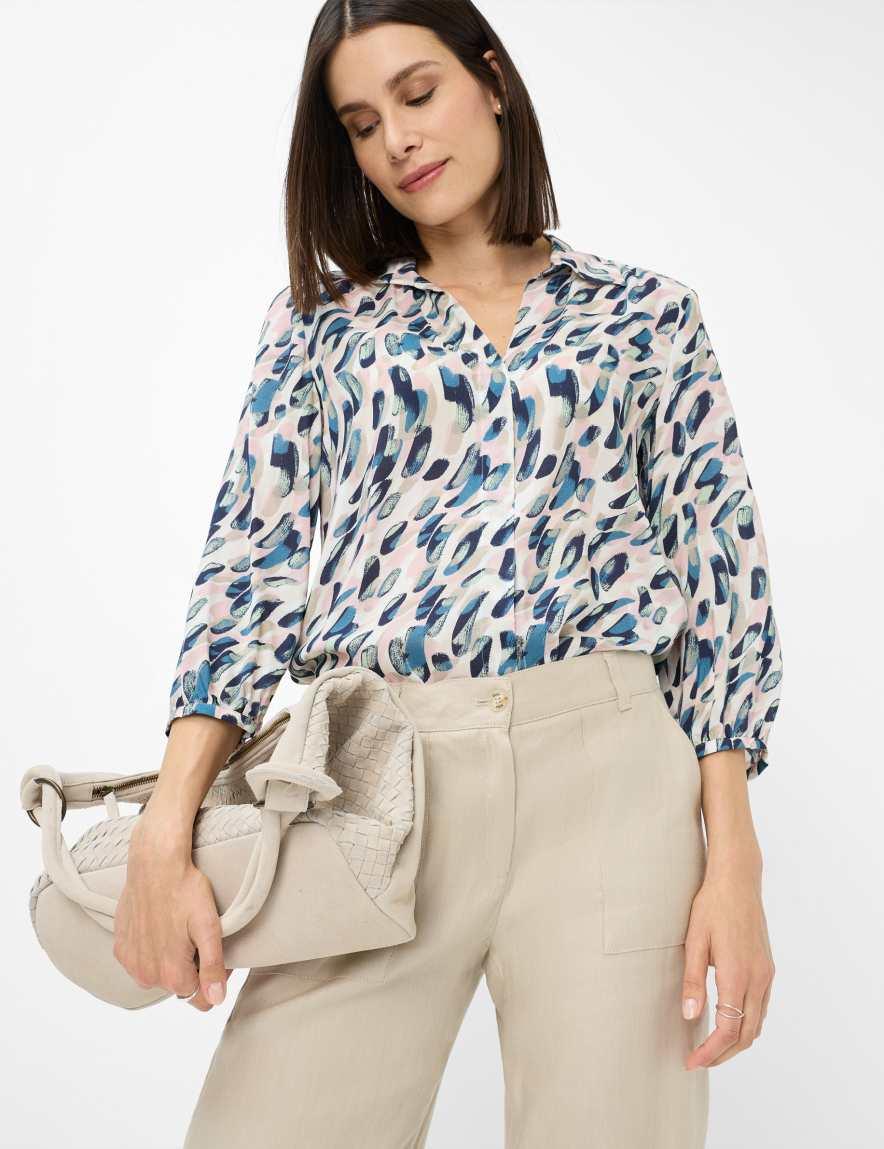 Raphaela By Brax Women's Fashion Pants Style MAINE Light Beige Wide Leg