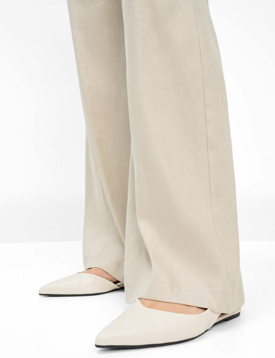 Raphaela By Brax Women's Fashion Pants Style MAINE Light Beige Wide Leg