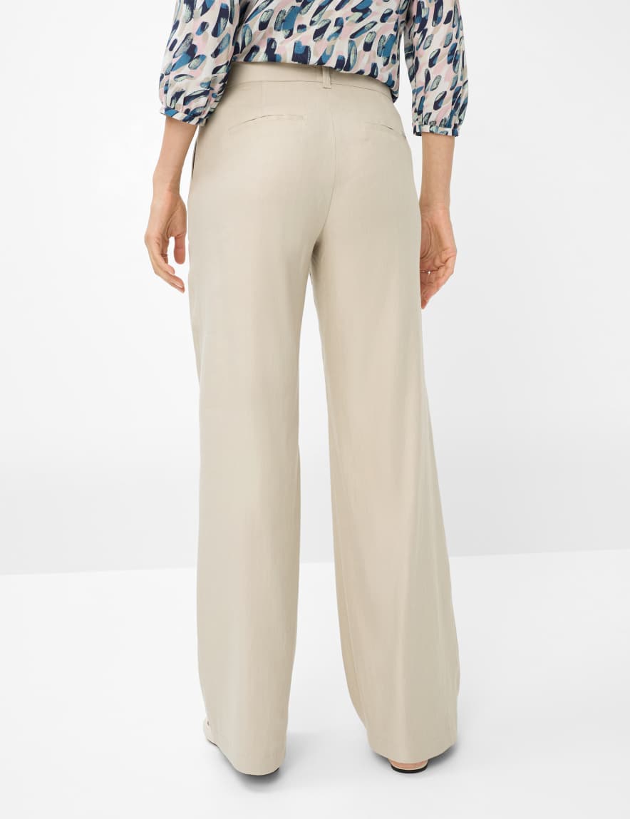 raphaela by brax Women's fashion Pants Style MAINE Light Beige Wide Leg