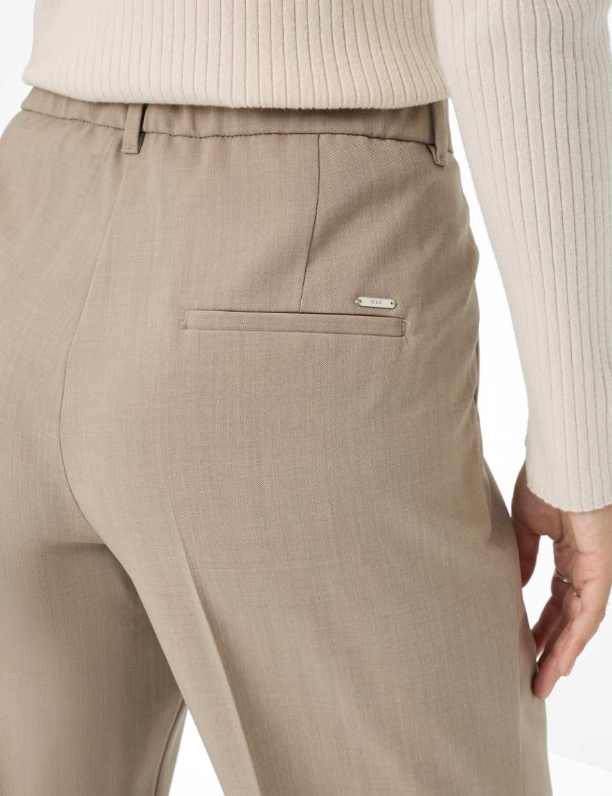 Raphaela By Brax Women's Fashion Pants Style MAINE Light Brown Wide Leg
