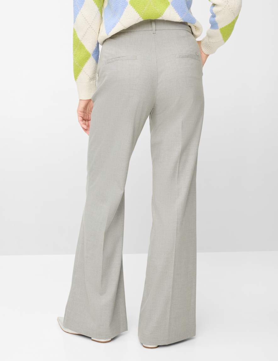 raphaela by brax Women's fashion Pants Style MAINE Light Gray Wide Leg