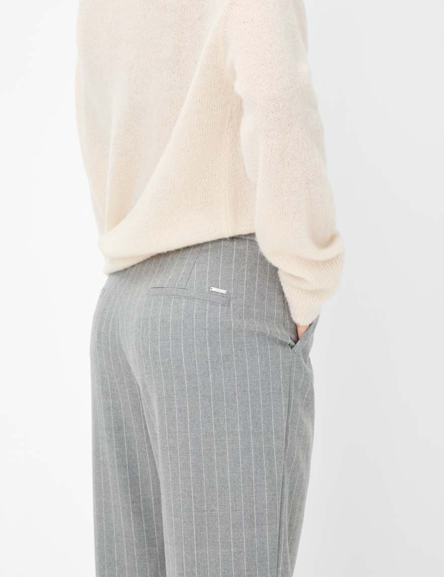 Raphaela By Brax Women's Fashion Pants Style MAINE Medium Gray Wide Leg