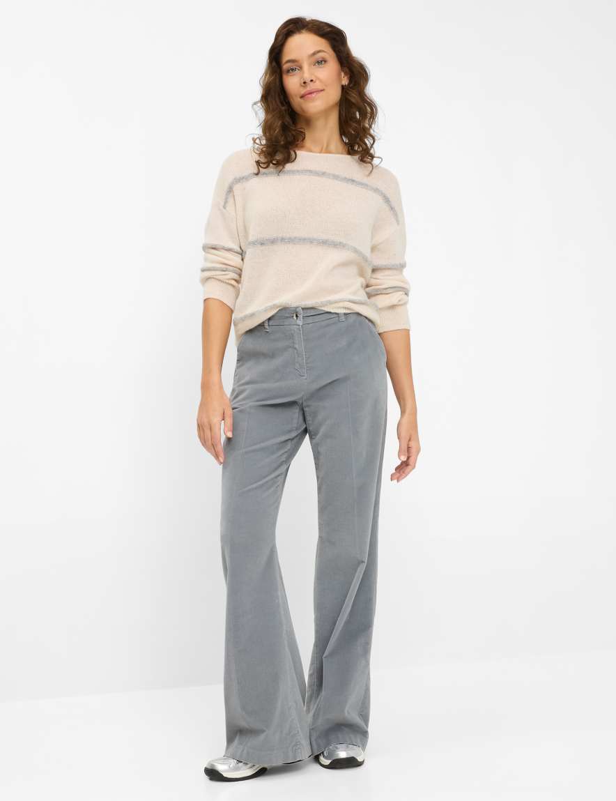 Raphaela By Brax Women's Fashion Pants Style MAINE Medium Gray Wide Leg