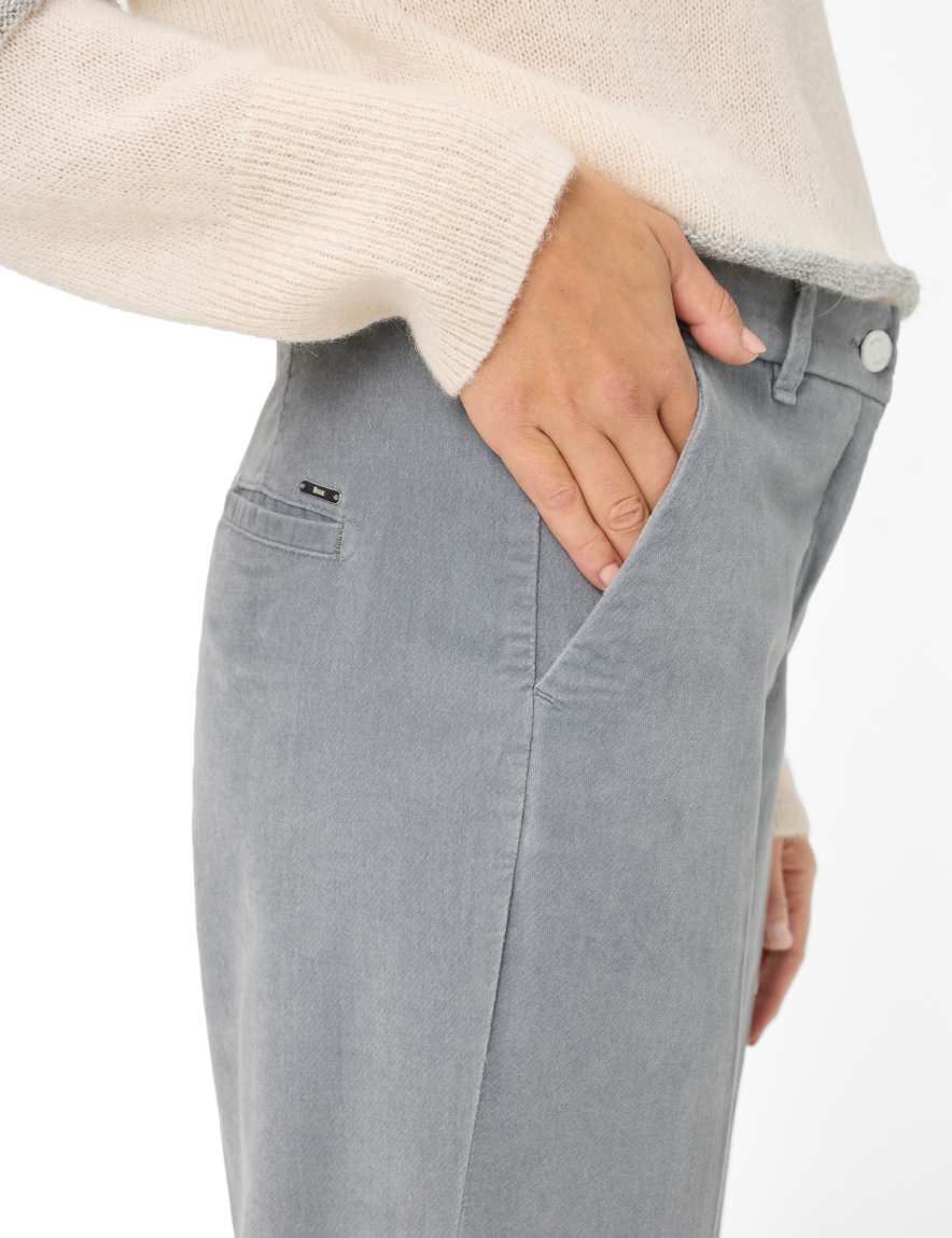 Raphaela By Brax Women's Fashion Pants Style MAINE Medium Gray Wide Leg