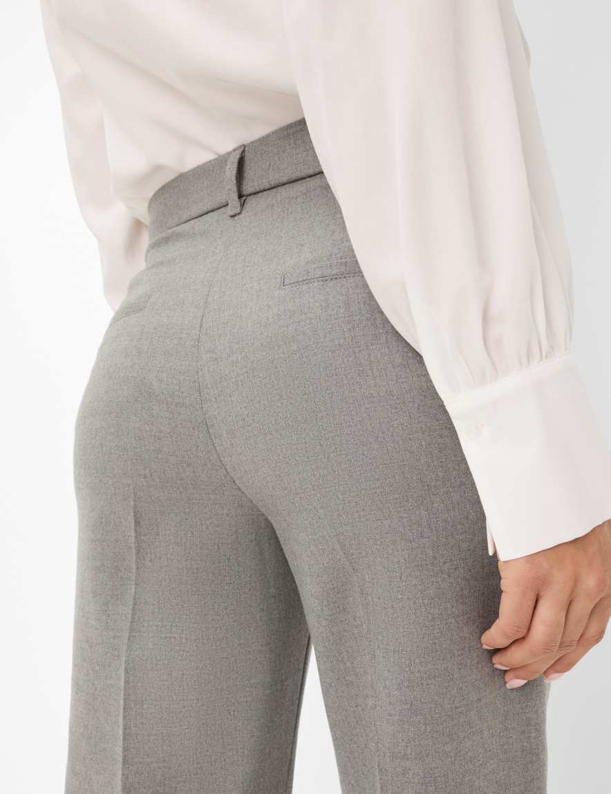 Raphaela By Brax Women's Fashion Pants Style MAINE Medium Gray Wide Leg