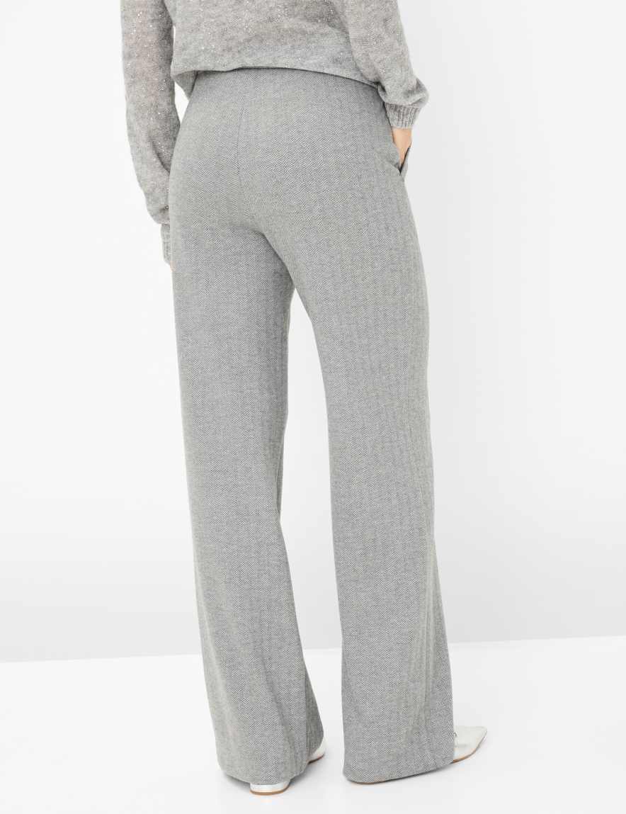 raphaela by brax Women's fashion Pants Style MAINE Medium Gray Wide Leg
