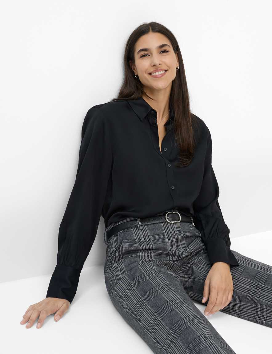 Raphaela By Brax Women's Fashion Pants Style MAINE Medium Gray Wide Leg