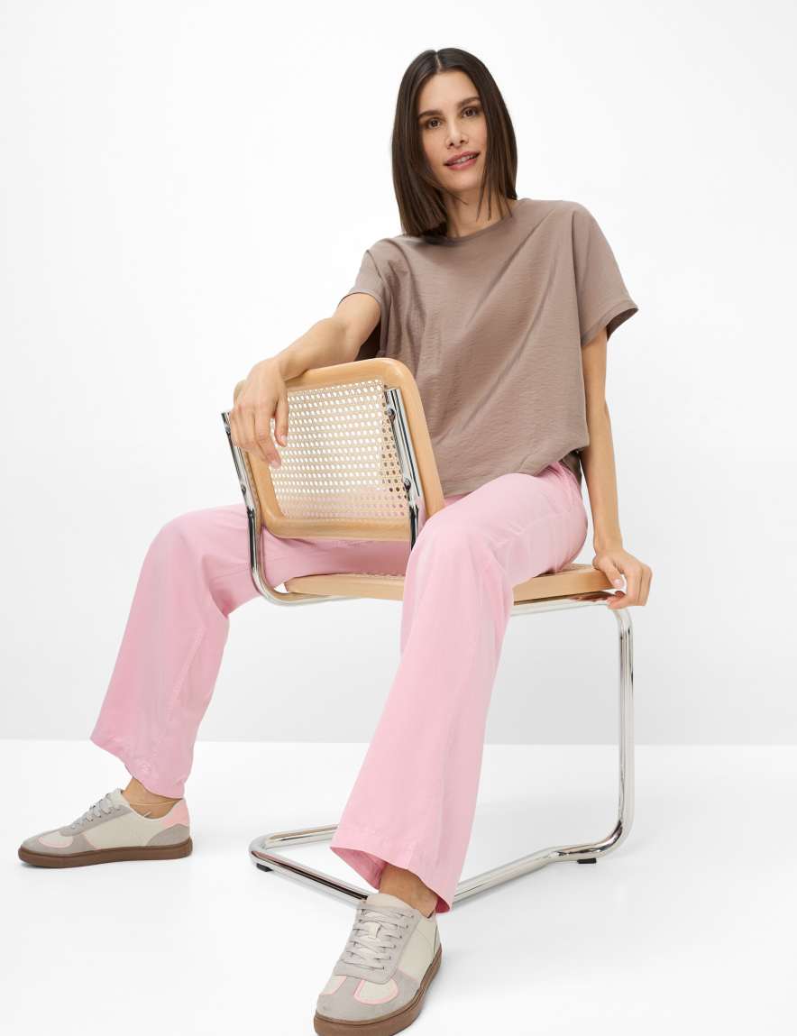 Raphaela By Brax Women's Fashion Pants Style MAINE Rose Wide Leg ➜ At Brax