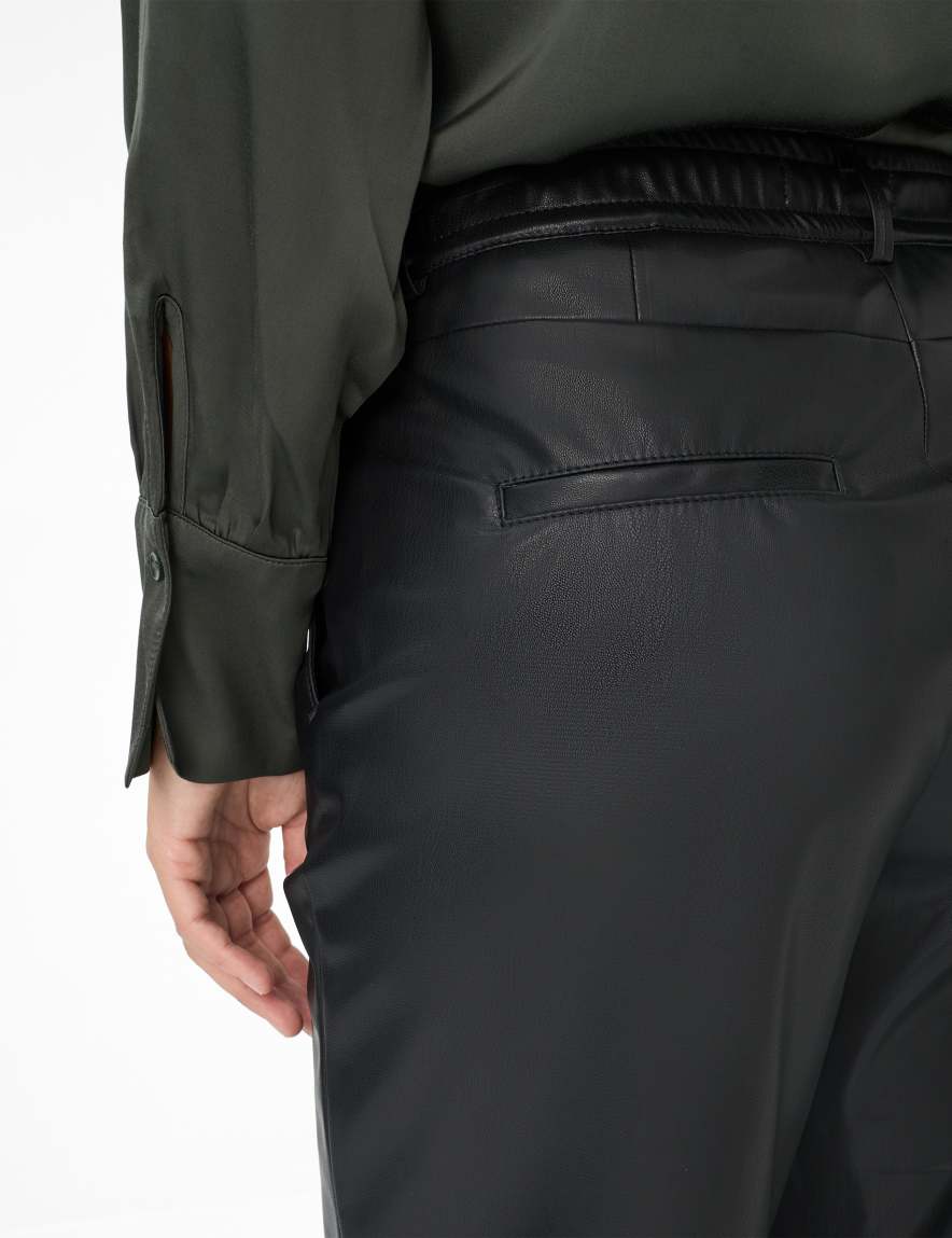 Raphaela By Brax Women's Fashion Pants Style MAINE S Black Wide Leg