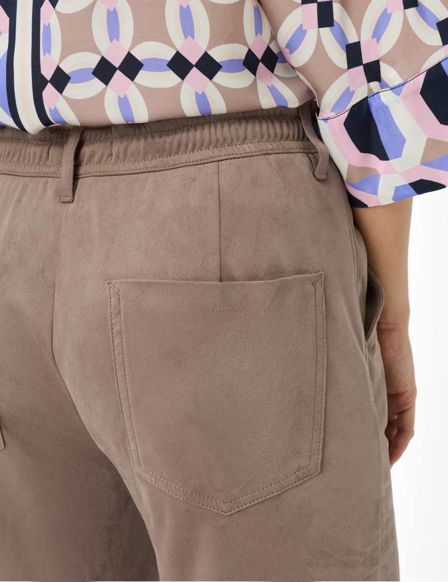 Raphaela By Brax Women's Fashion Pants Style MAINE S Light Brown Wide Leg