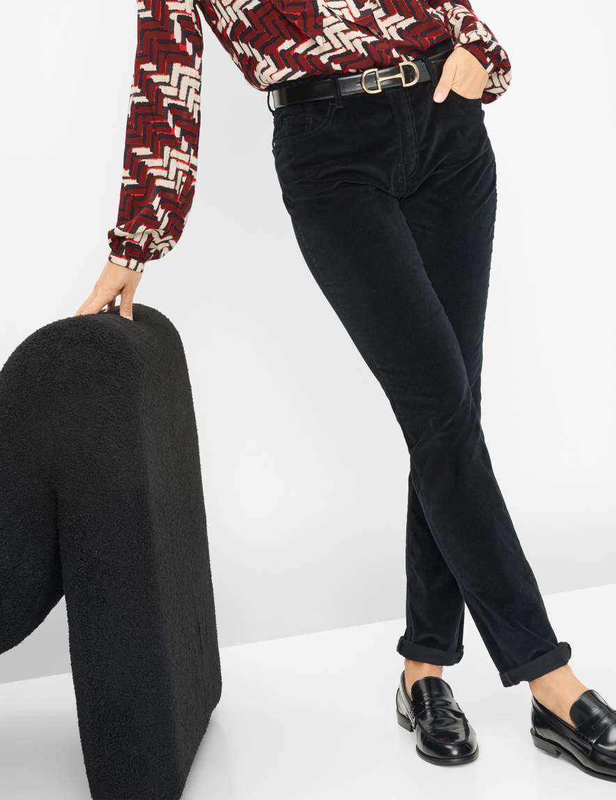 Raphaela By Brax Women's Fashion Pants Style MARY Black Regular Fit