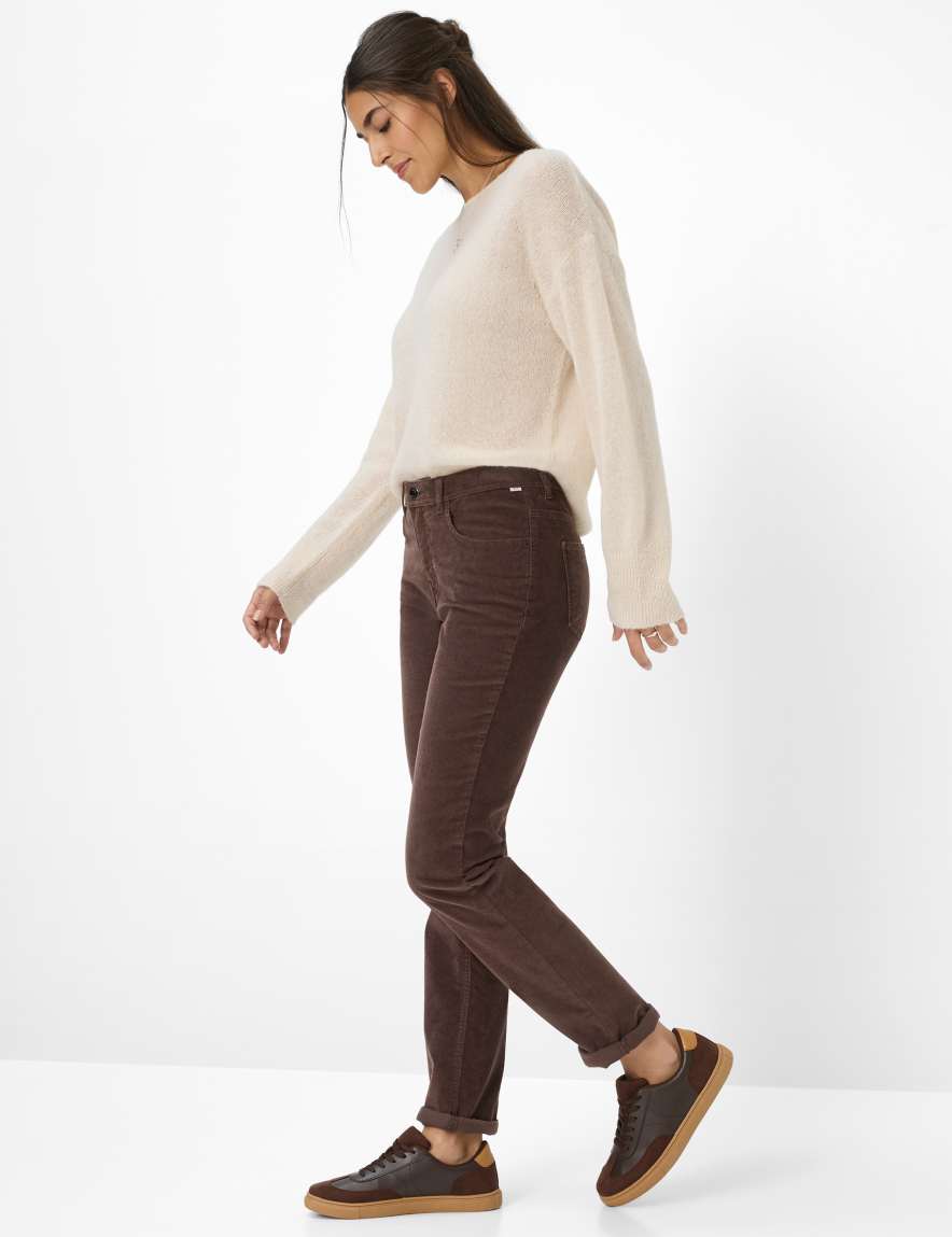 Raphaela By Brax Women's Fashion Pants Style MARY Dark Brown Regular Fit