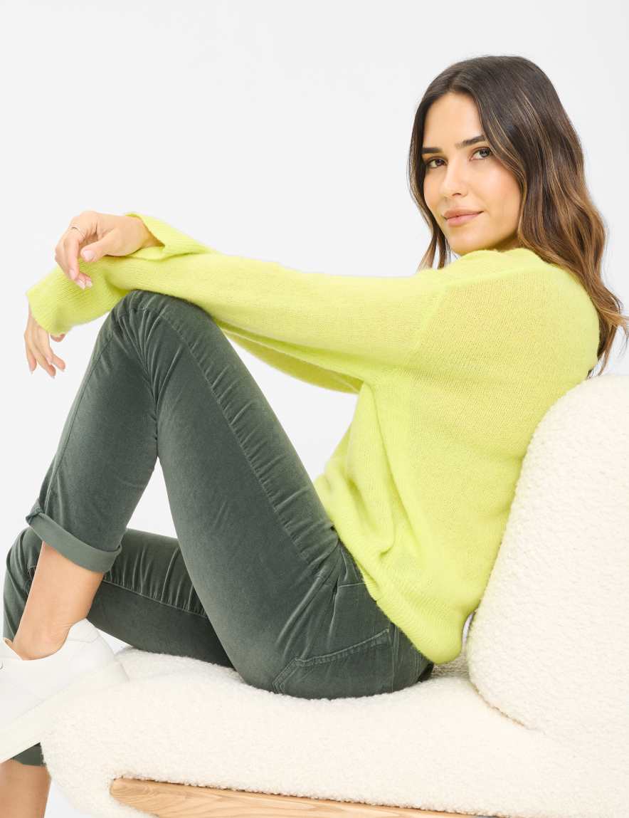 Raphaela By Brax Women's Fashion Pants Style MARY Dark Green Regular Fit