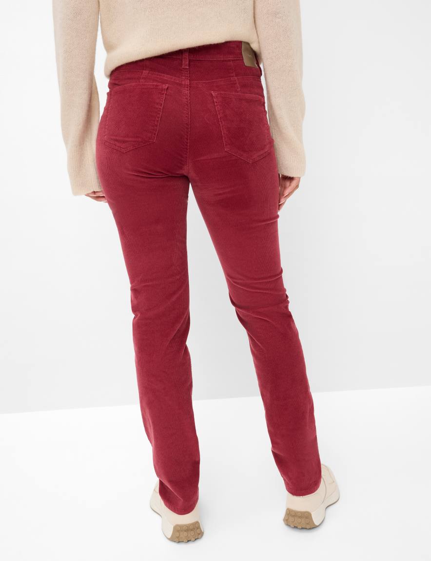raphaela by brax Women's fashion Pants Style MARY Dark Red Regular Fit