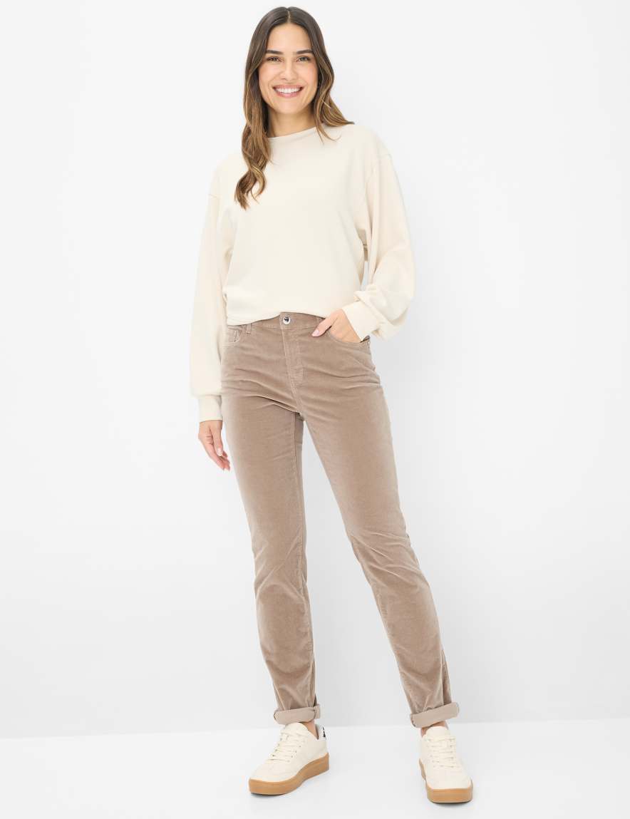 Raphaela By Brax Women's Fashion Pants Style MARY Light Brown Regular Fit