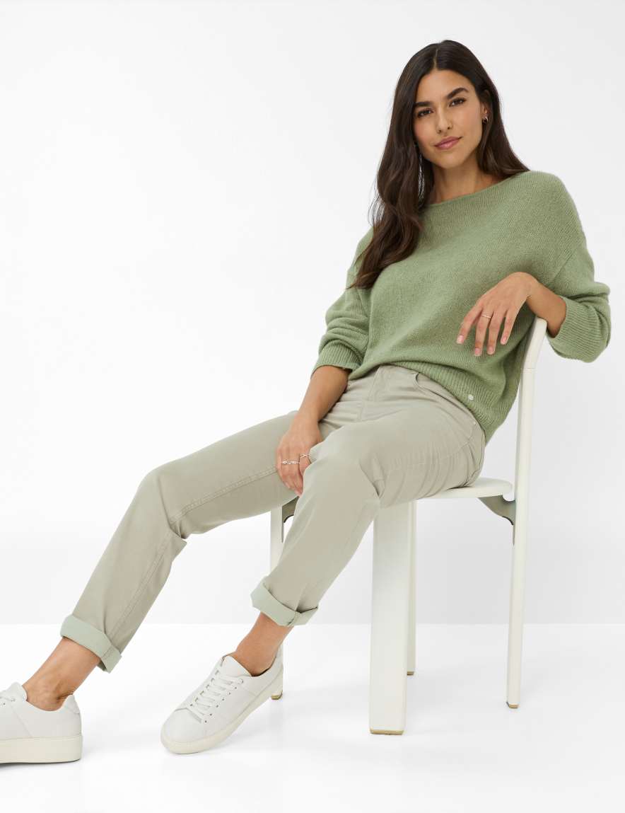 Raphaela By Brax Women's Fashion Pants Style MARY Light Green Regular Fit