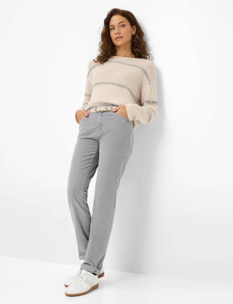 Raphaela By Brax Women's Fashion Pants Style MARY Medium Gray Regular Fit